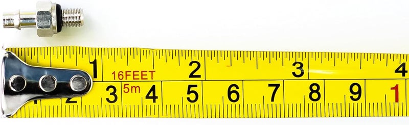 The Digi Sync M6-6x1.0x20 - Threaded Vacuum Port Adapters Fittings for Carburetor or Throttle Body - Nickel-Plated Brass - QUALITY SET - Pack of 6 - Not KL - Image 3